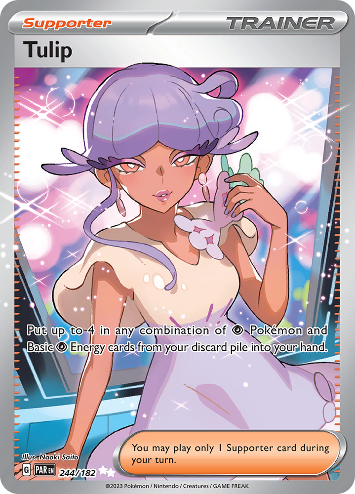 Pokemon | Tulip (244/182) [Scarlet & Violet: Paradox Rift] | The Nerd Merchant