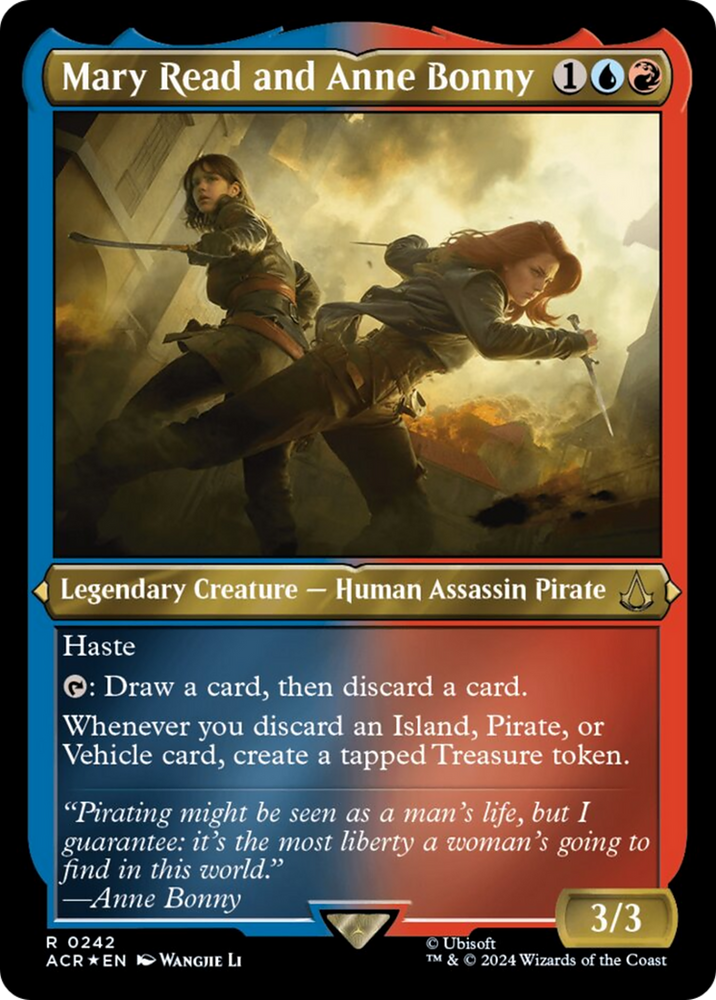 Magic | Mary Read and Anne Bonny (Foil Etched) [Assassin's Creed] | The Nerd Merchant
