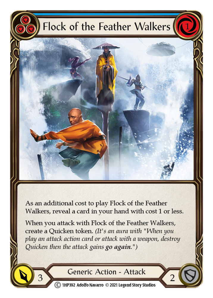 Flesh and Blood TCG | Flock of the Feather Walkers (Blue) [1HP392] (History Pack 1) | The Nerd Merchant