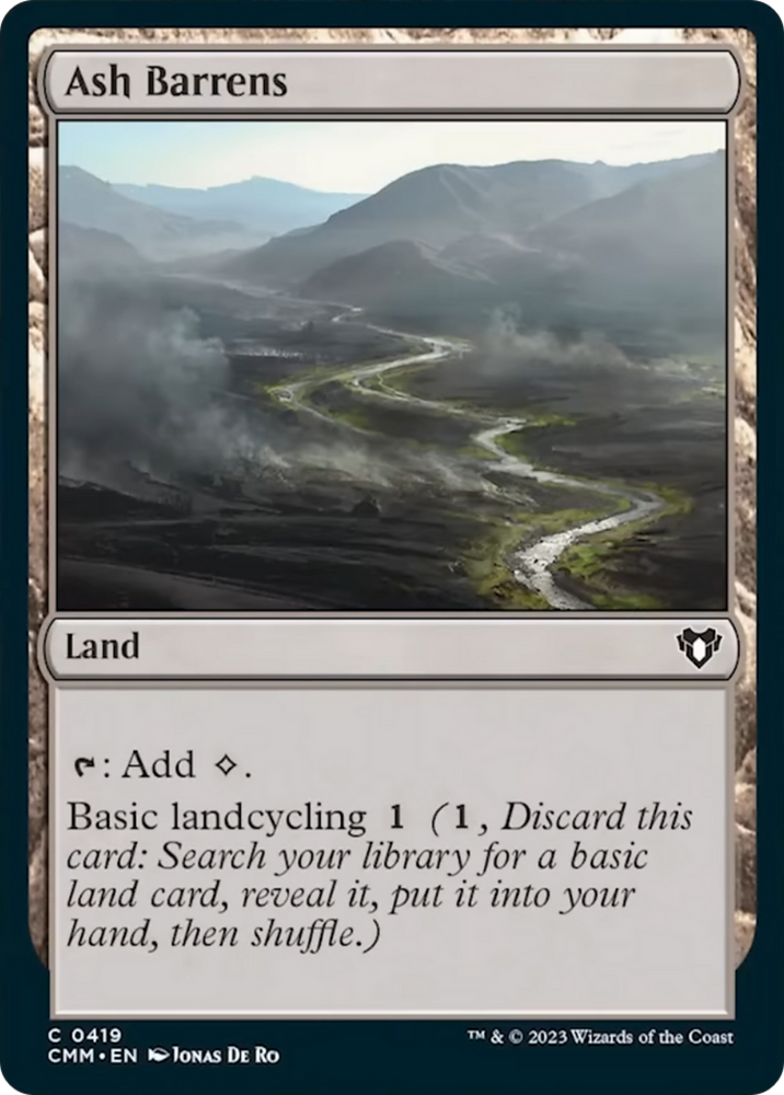 Magic | Ash Barrens [Commander Masters] | The Nerd Merchant