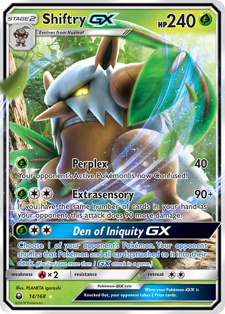 Pokemon | Shiftry GX (14/168) [Sun & Moon: Celestial Storm] | The Nerd Merchant