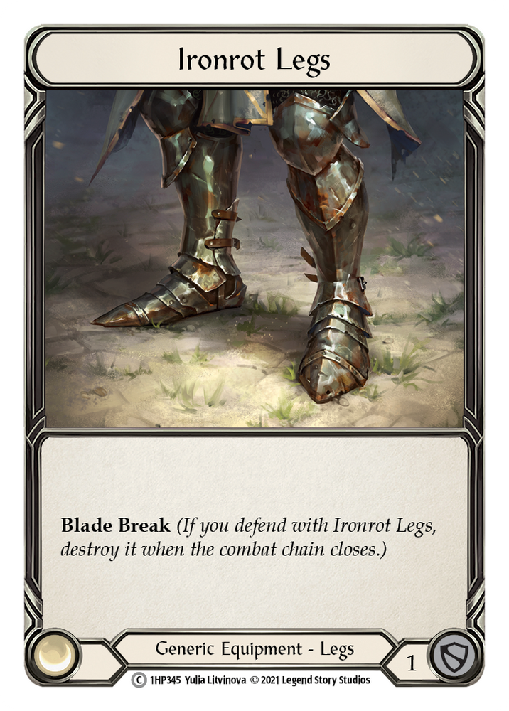 Flesh and Blood TCG | Ironrot Legs [1HP345] (History Pack 1) | The Nerd Merchant