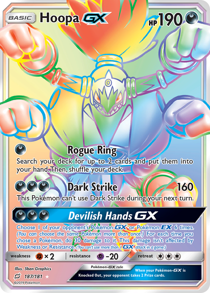 Pokemon | Hoopa GX (187/181) [Sun & Moon: Team Up] | The Nerd Merchant