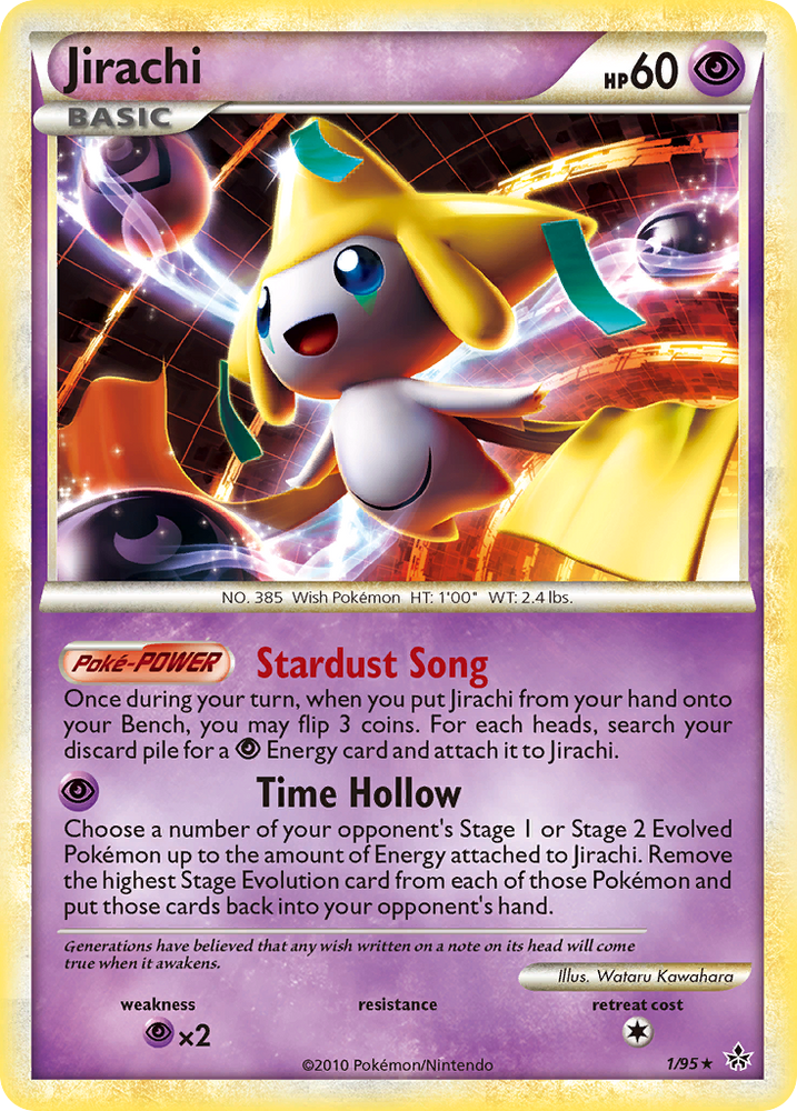 Pokemon | Jirachi (1/95) [HeartGold & SoulSilver: Unleashed] | The Nerd Merchant