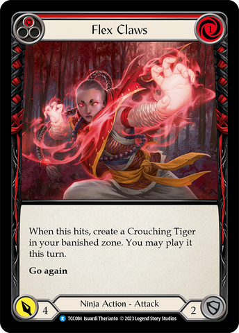 Flesh and Blood TCG | Flex Claws (Red) [TCC084] (Round the Table: TCC x LSS) | The Nerd Merchant