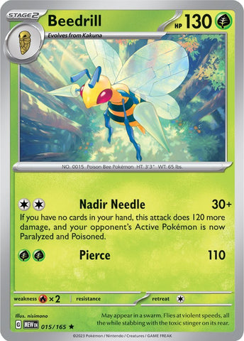 Pokemon | Beedrill (015/165) [Scarlet & Violet 151] | The Nerd Merchant