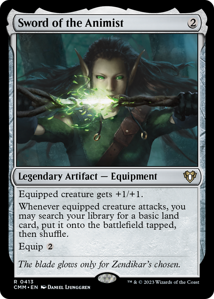 Magic | Sword of the Animist [Commander Masters] | The Nerd Merchant