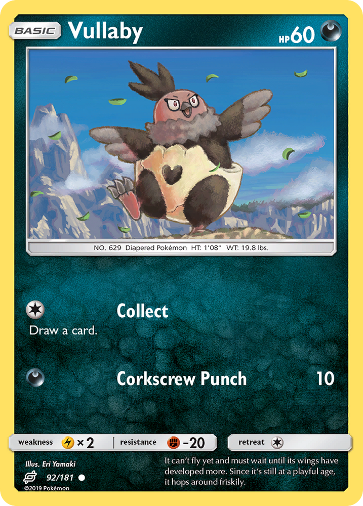 Pokemon | Vullaby (92/181) [Sun & Moon: Team Up] | The Nerd Merchant