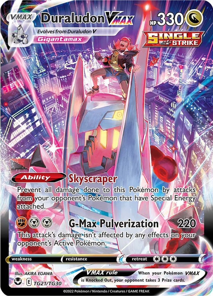 Pokemon | Duraludon VMAX (TG21/TG30) [Sword & Shield: Silver Tempest] | The Nerd Merchant
