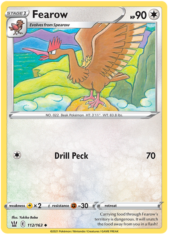 Pokemon | Fearow (112/163) [Sword & Shield: Battle Styles] | The Nerd Merchant
