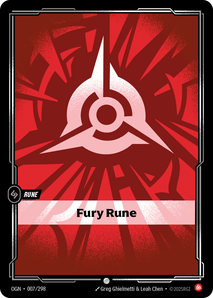Fury Rune (Foil) - Origins #7