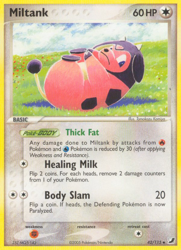 Pokemon | Miltank (42/115) [EX: Unseen Forces] | The Nerd Merchant