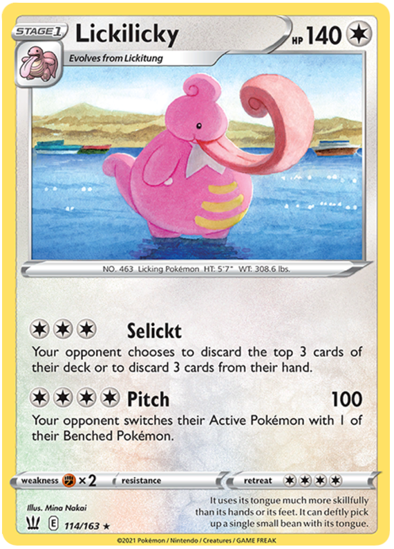 Pokemon | Lickilicky (114/163) [Sword & Shield: Battle Styles] | The Nerd Merchant