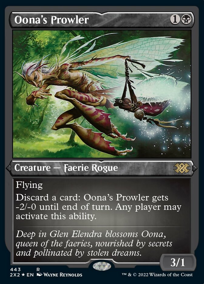 Magic | Oona's Prowler (Foil Etched) [Double Masters 2022] | The Nerd Merchant