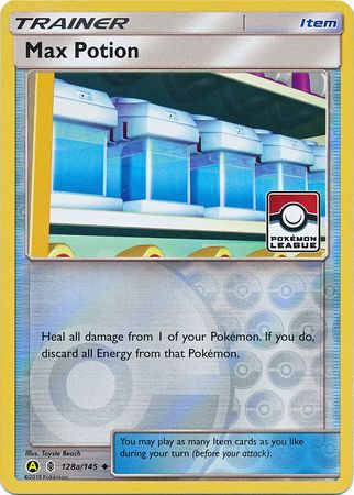 Pokemon | Max Potion (128a/145) (League Promo) [Sun & Moon: Guardians Rising] | The Nerd Merchant