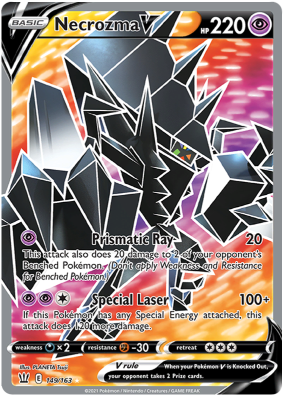 Pokemon | Necrozma V (149/163) [Sword & Shield: Battle Styles] | The Nerd Merchant