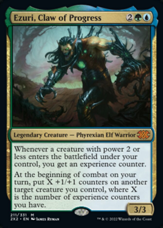 Magic | Ezuri, Claw of Progress [Double Masters 2022] | The Nerd Merchant