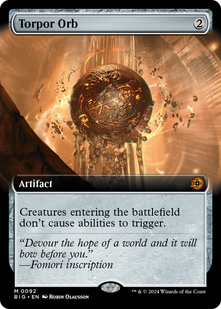 Magic | Torpor Orb (Extended Art) [Outlaws of Thunder Junction: The Big Score] | The Nerd Merchant