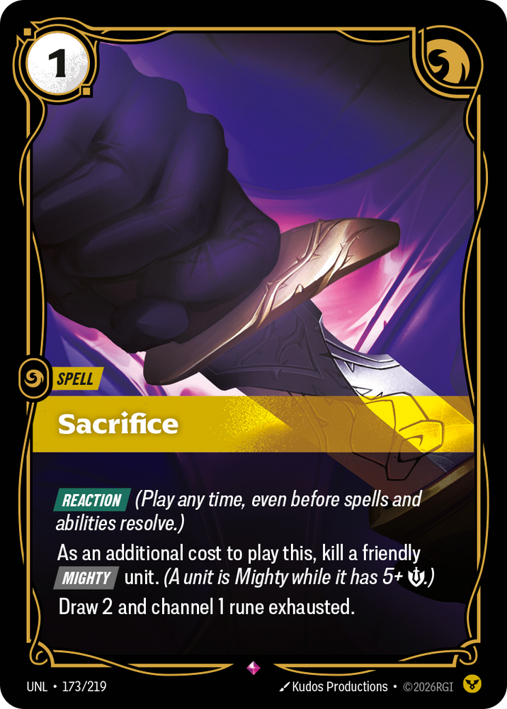 Sacrifice (Foil) - Unleashed (173/219)