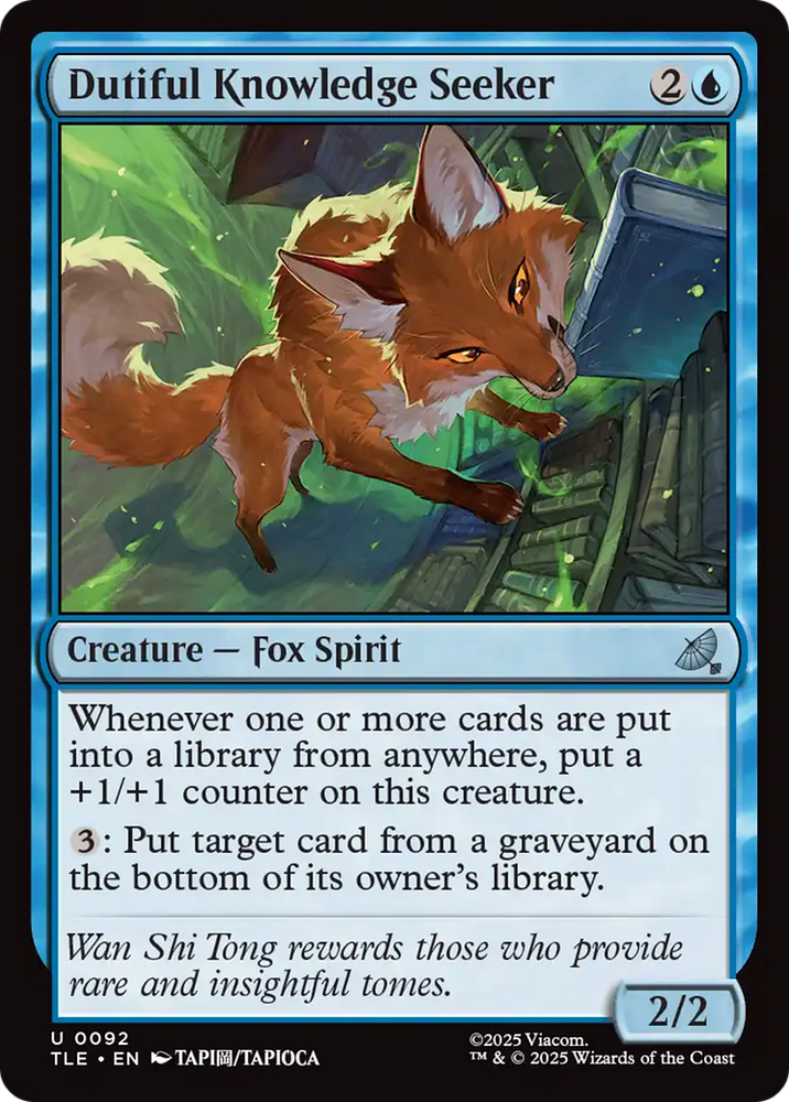 Dutiful Knowledge Seeker [Avatar: The Last Airbender: Eternal-Legal]