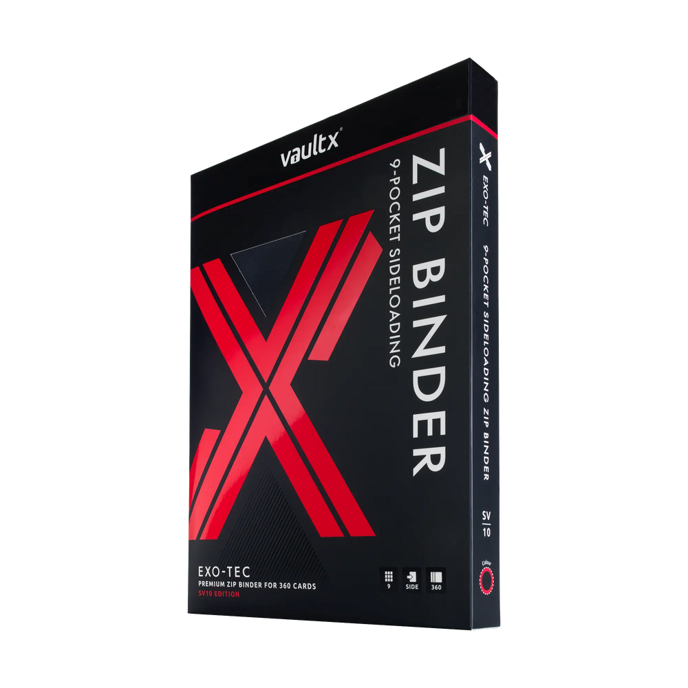 Vault X 9-Pocket Exo-Tec® Zip Binder (SV 10)