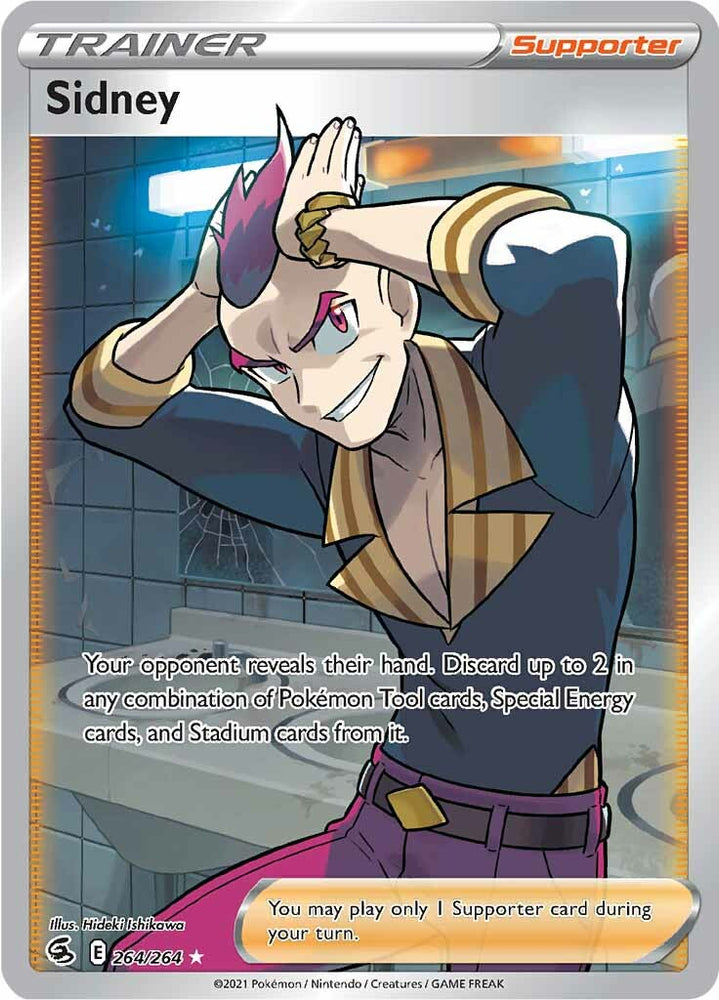 Pokemon | Sidney (264/264) [Sword & Shield: Fusion Strike] | The Nerd Merchant