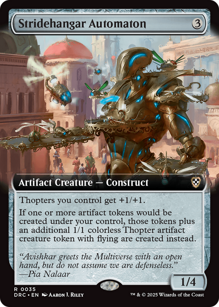 Magic | Stridehangar Automaton (Extended Art) [Aetherdrift Commander] | The Nerd Merchant