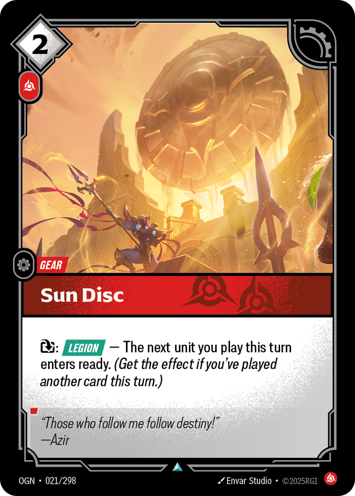 Sun Disc (Foil) - Origins #21