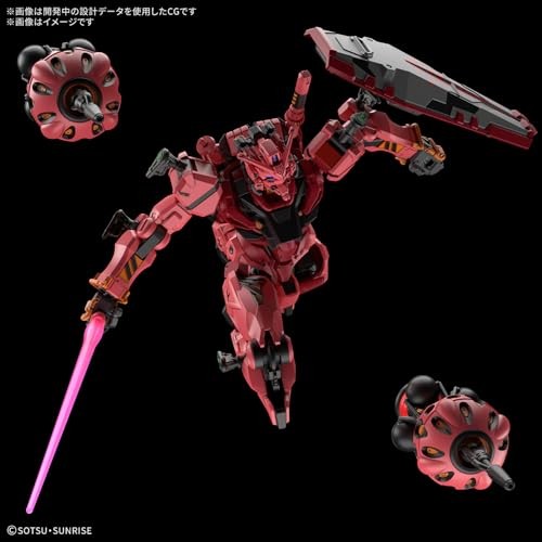 Bandai Hobby - 2762125 1/144 HG GQuuuuuuX #04 Red Gundam Mobile Suit
