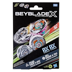 Beyblade X Gill Shark 4-70O & Pearl Tiger 3-60U Dual Pack