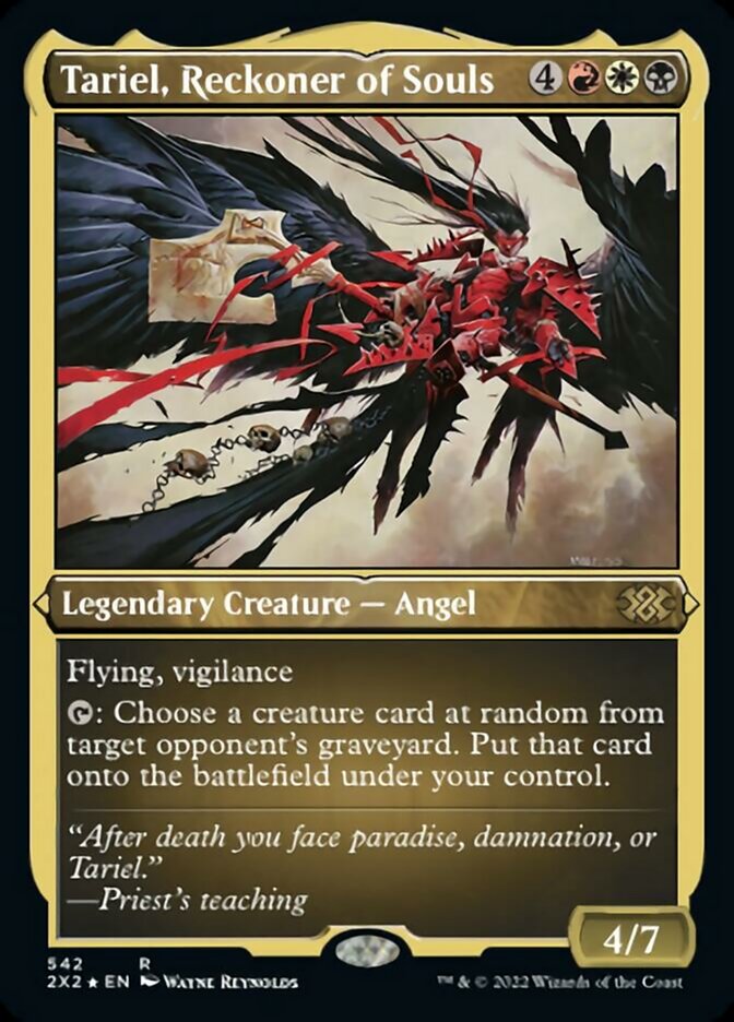 Magic | Tariel, Reckoner of Souls (Foil Etched) [Double Masters 2022] | The Nerd Merchant