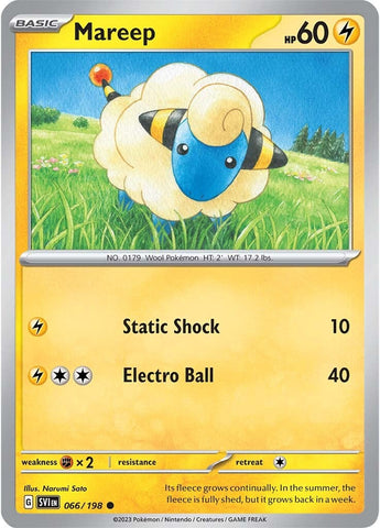 Pokemon | Mareep (066/198) [Scarlet & Violet: Base Set] | The Nerd Merchant