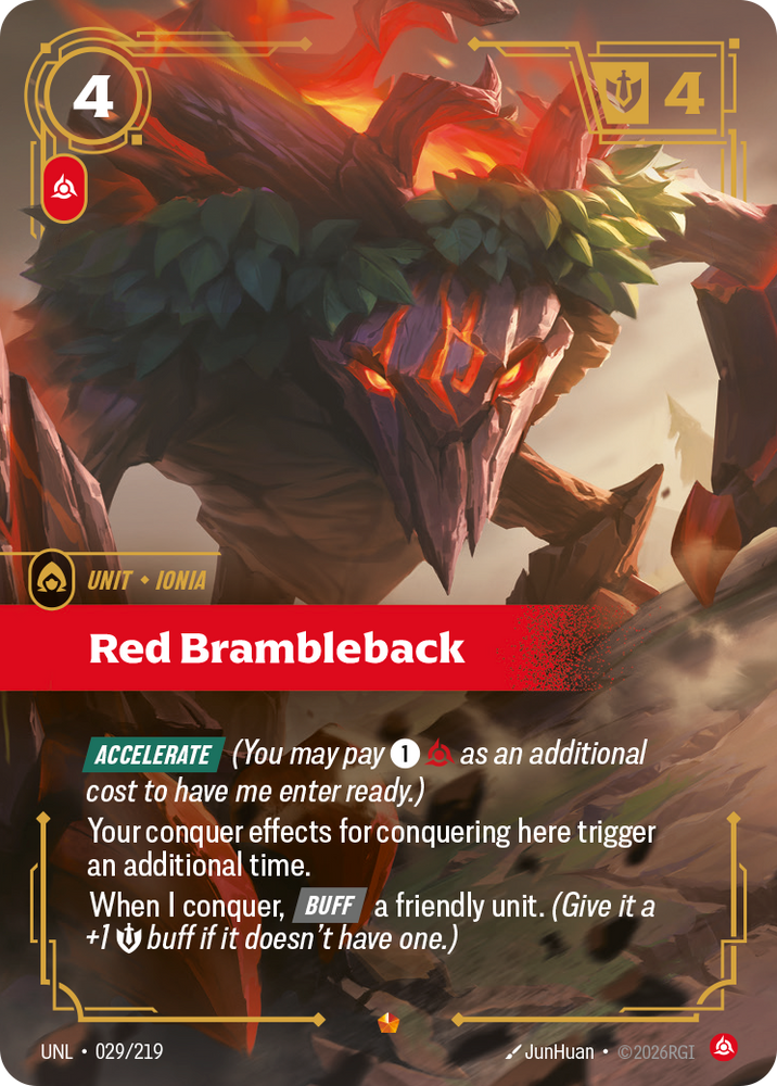Red Brambleback (Foil) - Unleashed (029/219)