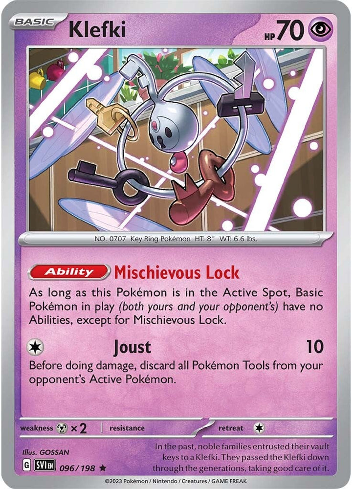 Pokemon | Klefki (096/198) [Scarlet & Violet: Base Set] | The Nerd Merchant