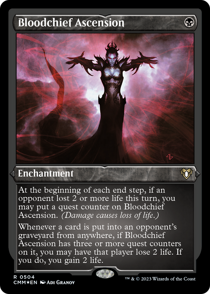 Magic | Bloodchief Ascension (Foil Etched) [Commander Masters] | The Nerd Merchant