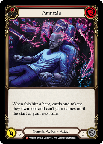 Flesh and Blood TCG | Amnesia [OUT183] (Outsiders)  Rainbow Foil | The Nerd Merchant