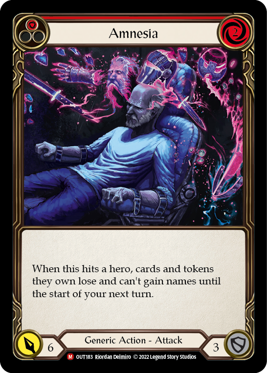 Flesh and Blood TCG | Amnesia [OUT183] (Outsiders) | The Nerd Merchant