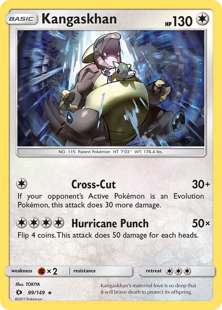 Pokemon | Kangaskhan (99/149) (Theme Deck Exclusive) [Sun & Moon: Base Set] | The Nerd Merchant