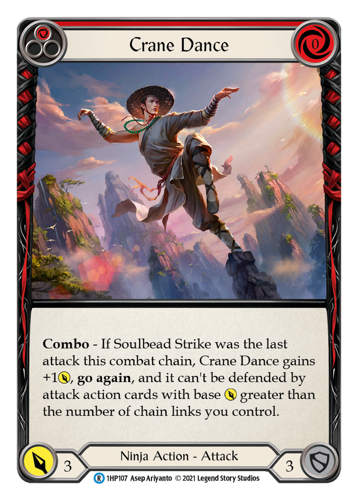 Flesh and Blood TCG | Crane Dance (Red) [1HP107] (History Pack 1) | The Nerd Merchant