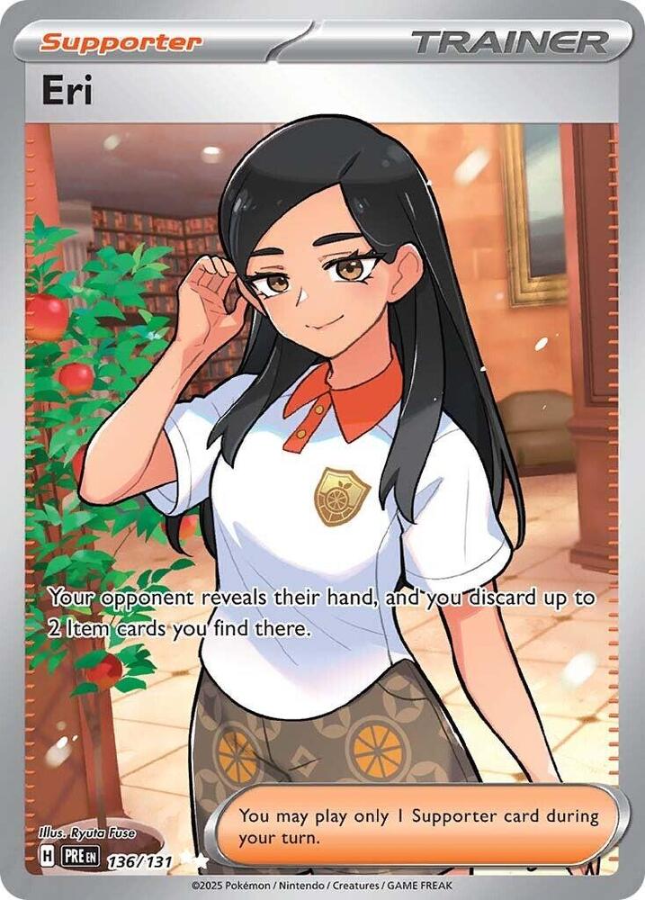 Pokemon | Eri (136/131) [Scarlet & Violet: Prismatic Evolutions] | The Nerd Merchant