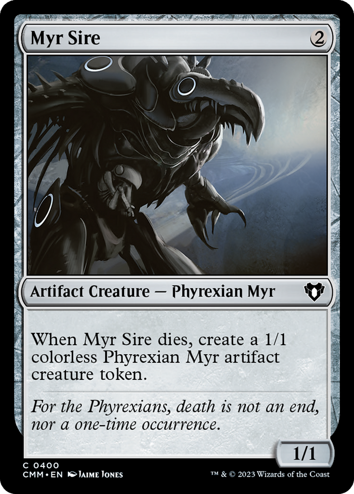 Magic | Myr Sire [Commander Masters] | The Nerd Merchant