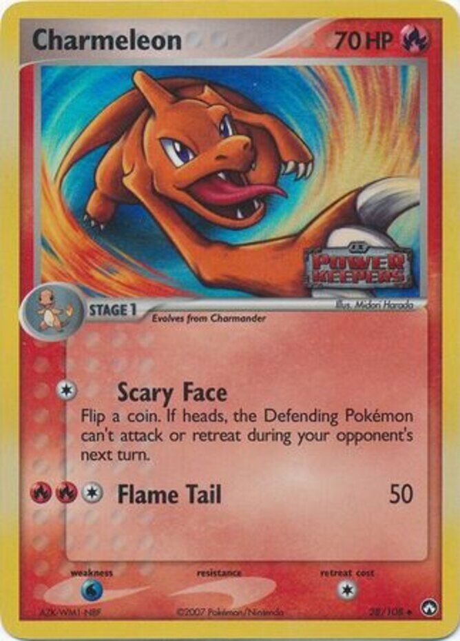 Pokemon | Charmeleon (28/108) (Stamped) [EX: Power Keepers] | The Nerd Merchant