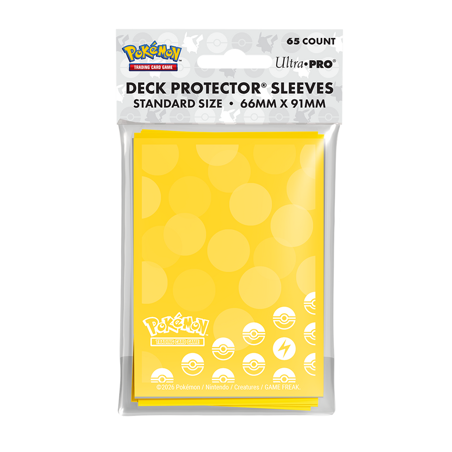 Energy - Lightning Type 65ct DECK PROTECTOR® Sleeves for Pokémon