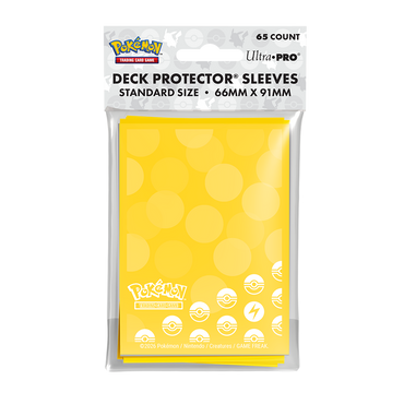Energy - Lightning Type 65ct DECK PROTECTOR® Sleeves for Pokémon