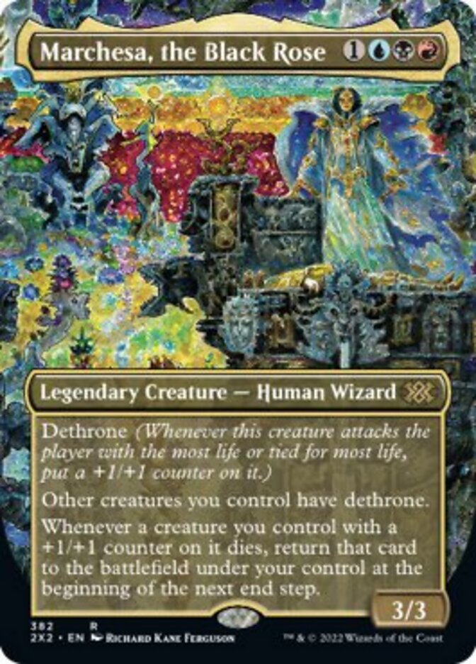Magic | Marchesa, the Black Rose (Borderless Alternate Art) [Double Masters 2022] | The Nerd Merchant