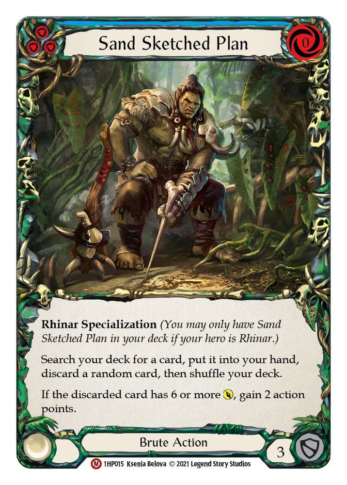 Flesh and Blood TCG | Sand Sketched Plan [1HP015] (History Pack 1) | The Nerd Merchant