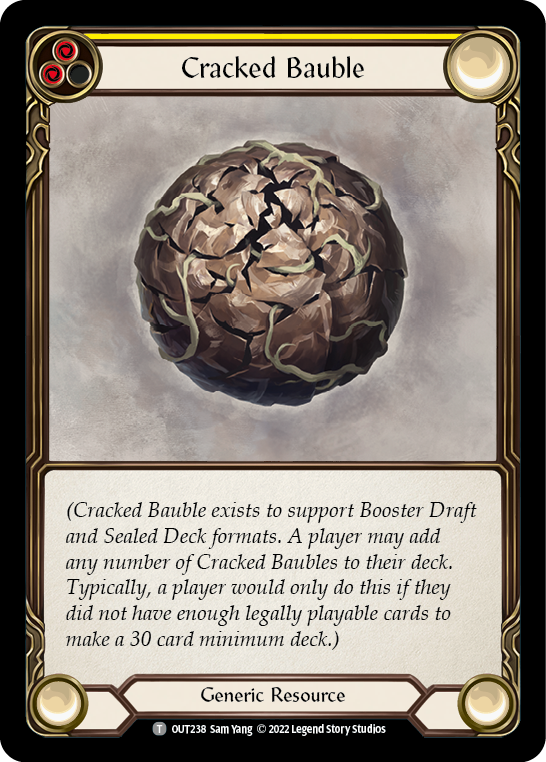 Flesh and Blood TCG | Cracked Bauble [OUT238] (Outsiders) | The Nerd Merchant