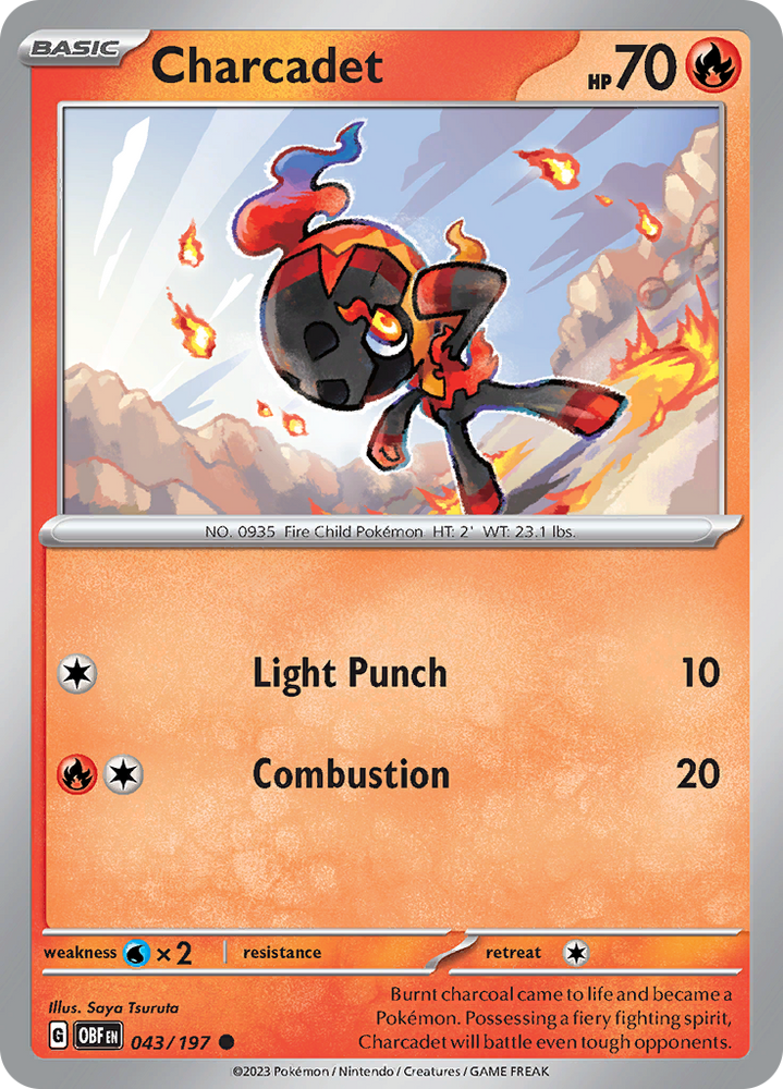 Pokemon | Charcadet (043/197) [Scarlet & Violet: Obsidian Flames] | The Nerd Merchant