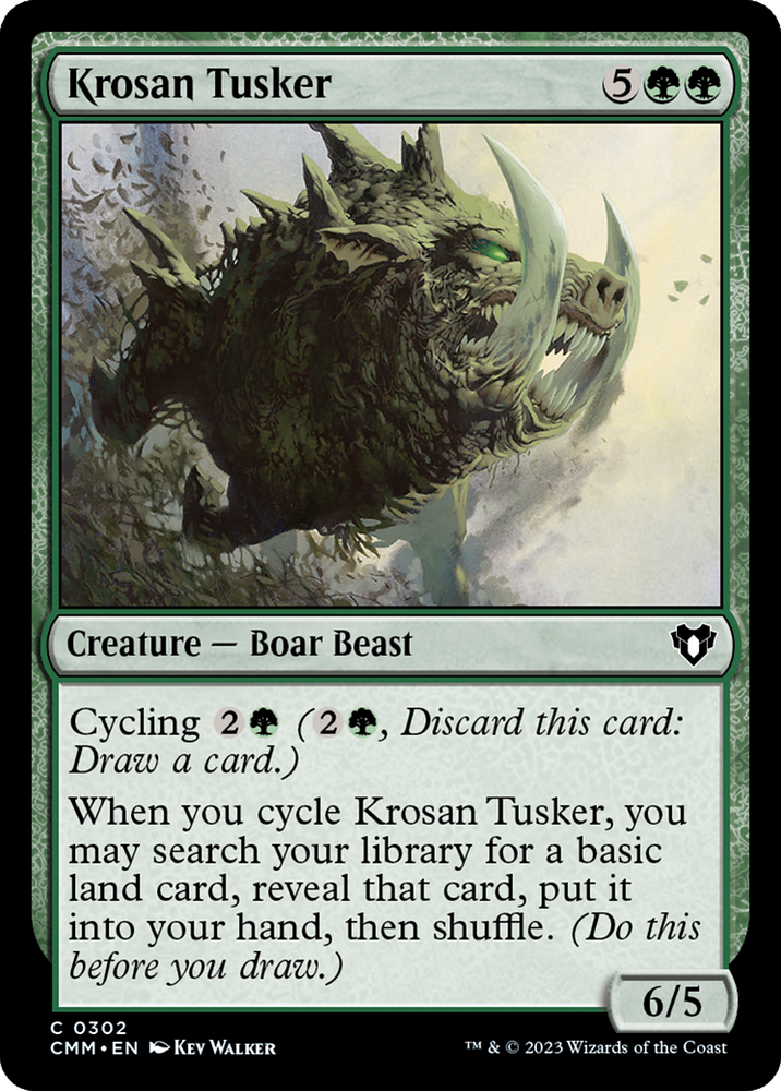 Magic | Krosan Tusker [Commander Masters] | The Nerd Merchant