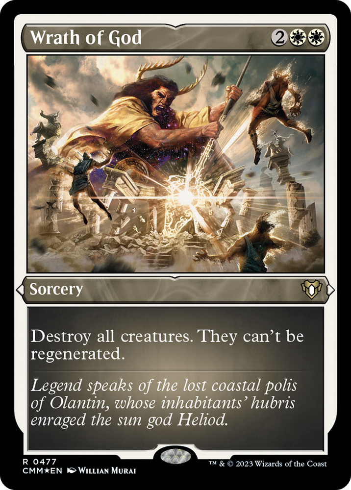 Magic | Wrath of God (Foil Etched) [Commander Masters] | The Nerd Merchant